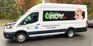 Plumbing Now service van in Ottawa